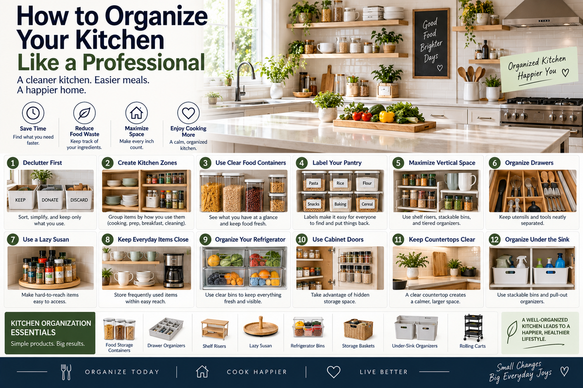 How to Organize Your Kitchen Like a Professional
