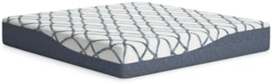 Signature Design by Ashley 12 Inch Chime Elite 2.0 Plush Green Tea Memory Foam Mattress for Cool Sleep and Pressure Relief, King, Fiberglass Free, Mattress In A Box