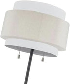 Dania Table Lamp – Modern Metal Frame Lamp with Fabric Shade, Commercial Grade Lighting for Living Room or Bedroom