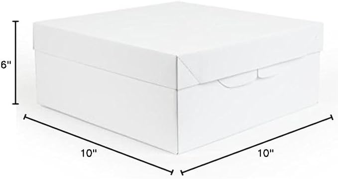 PME Square Cake Box, 10-Inch
