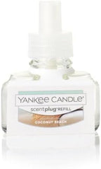 Yankee Candle Scent Plug Refill, Coconut Beach (Pack of 6)