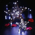 ZNYCYE 50 LED Fairy Lights with Timer, 8.2Ft 8 Modes Battery Operated, 4 Pack Mini Led String Lights for DIY Wedding Bedroom Mason Jar Vases Table Party Christmas Decoration (Cool White)