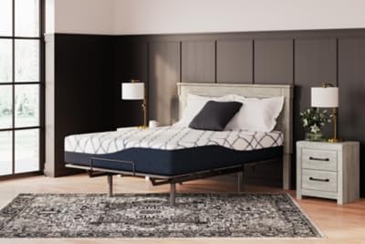 Signature Design by Ashley 12 Inch Chime Elite 2.0 Plush Green Tea Memory Foam Mattress for Cool Sleep and Pressure Relief, Queen, Fiberglass Free, Mattress In A Box