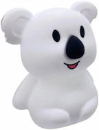 Night Light Kids with Cute Koala Design Baby Children's Room LED Bedside Lamp with Changeable RGB Colors Rechargeable Night Light Compatible with Touch Control & Remote Control - Koala