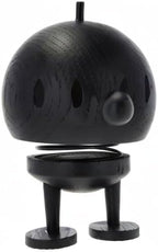 Hoptimist - Scandinavian Design - Wooden Bumble (Black Stained Oak, H: 13.5 cm x D: 10 cm)