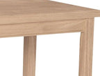 IC International Concepts, Portman Accent Table , Solid Real Wood, Sturdy Parawood, DIY, Paint/Stain Ready, Unfinished