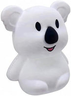 Animal-Shaped Night Light, Rechargeable LED Soft Silicone (BPA Free) Bedside Lamp for Children/Adults, Adjustable Brightness and 9 Colors by Touch Control & Remote Control (Big Koala)