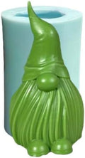 10cm 3,9 Christmas Gnome Silicone Mold Nordic gnome candle mold Handmade Silicone form soap Lovely Gnome concrete mold Scandinavian Gnome