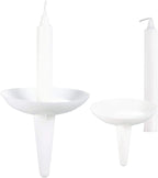 Concordia Supply Candlelight Service Reusable Plastic Candle Holders - 1000 Pcs. Candle Protector for Church, Memorial, & Christmas Eve Services