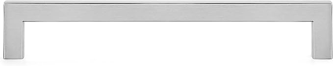 Ravinte 3 Pack Stainless Steel Kitchen Cabinet Handles Brushed Nickel Cabinet Pulls Kitchen Drawer Handles Sleek Dresser Drawer Pulls with 7-1/2 inch Hole Center Satin Nickel Cabinet Hardware
