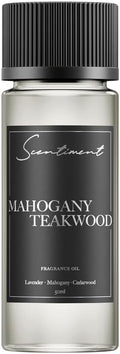 Scentiment Diffuser Oil - Mahogany Teakwood | Aromatherapy Home Fragrance | Luxurious Scent with Notes of Lavender, Mahogany, Cedarwood (50ml)
