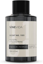 VINEVIDA [4 Fl Oz] Scent NO. 1101 Fragrance Oil for Cold Air Diffusers, Aromatic Notes of Amber Peony Starfruit, Essential Oils for Diffuser Oil Refill & Air Freshener Room Spray