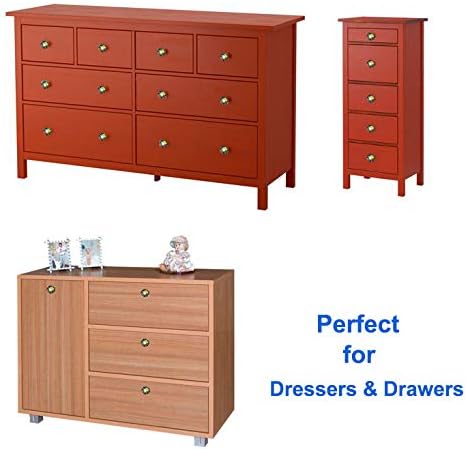 DEELF 25 Packs Crystal Cabinet Knobs Drawer Pulls and Knobs Diamond Dresser Handles Crystal Pulls for Drawers - 30 mm Colorful Glass Cabinet Knob with Silver Base