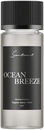 Scentiment Diffuser Oil - Ocean Breeze | Inspired by Five Star Hotels' Lobby Scent | Luxurious Scent with Notes of Bergamot, Lemon, Jasmine with Marine & Amber (50ml)