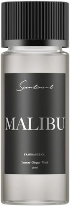 Scentiment Diffuser Oil - Malibu Hotel | Aromatherapy Home Fragrance | Inspired by Nobu® Hotel | Luxurious Scent with Notes of Lemon, Ginger, Musk (50 mL)