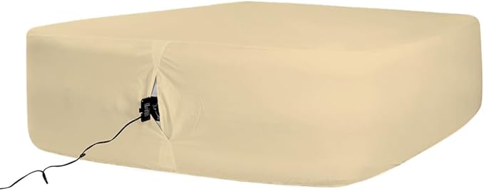 Bedecor Air Bed Sheets for Mattress Cover Removable Bed and Elastic Band Super Soft and Breathable & Deep up to 21" Beige Full