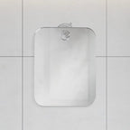 Shave Well Travel Anti-Fog Shaving Mirror | Portable Fogless Hanging Bathroom Shower Mirror with Handheld Option for Men and Women | Includes Long-Lasting Reusable Suction for Wall