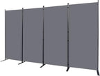 Room Divider 6FT Portable Room Dividers and Folding Privacy Screens, 136'' W Fabric Divider for Room Separation, 4 Panel Partition Room Dividers Freestanding Wall Divider Screen for Dorm Studio Office