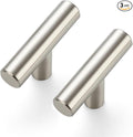 JOY DECOR 3 Pack Cabinet Knobs, Brushed Nickel Cabinet Handles, 2in Kitchen Cabient Knobs, Single Hole Drawer Knobs for Dresser Drawers