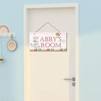 Personalized Signs Unicorn Sign, Lovely Quirky And Unique Unicorn Girls Room Sign Unicorn Rainbow Wall Decor for Kids Room Baby Nursery Boys Bedroom Little Man Cave