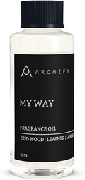 My Way Diffuser Oil, Inspired by 1 Hotel Miami Beach, Hotel Scent Diffuser Oil, My Way Aromatherapy Blend of Essential Oils for Home & Office, Leather & Sandalwood Scent, 1.6 FL Oz, 50 mL