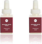 Capri Blue Pura Diffuser Refills – Luxury Home Fragrance – Long Lasting Oil Diffuser Scents with Notes of Brown Sugar, Cinnamon & Raspberry Cream (Sugared Spice Twist, Pack of 2 Pura Refills)
