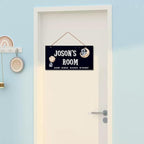 Personalized Astronaut Sign Custom Name Decoration Exquisite Decorative Signs for Kids Room Wall Art Decor Outer Space Themed Decor Nursery Decor For Boys Room