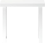 Plank+Beam Solid Wood Console Table, 36 Inch, Sofa Table, Narrow Entryway Table for Hallway, Behind The Couch, Living Room, Foyer, Easy Assembly, White