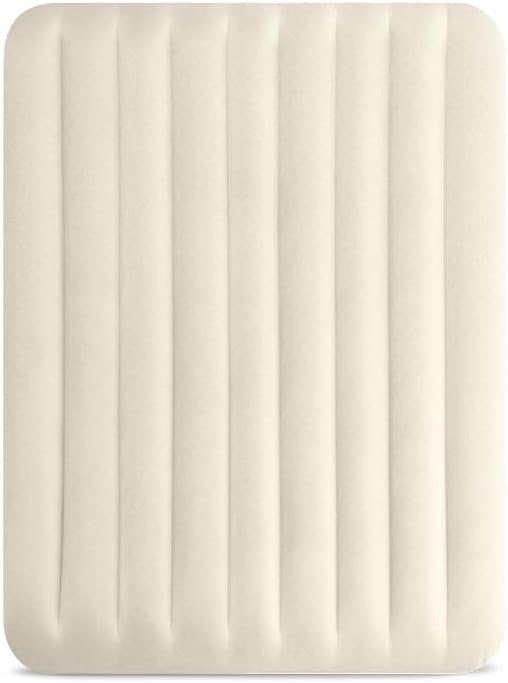 Intex Unisex's Queen Dura-Beam Series Single High Airbed, Taupe/Grey, One Size