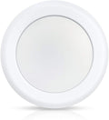 ECOELER 6 Inch LED Disk Light, Aluminum Trim, 4000K Cool White, 16.5W 1000Lm, Dimmable Flush Mount Ceiling Recessed Light Fixture, ETL & FCC Listed