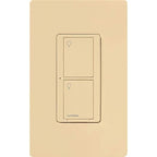 Lutron Caseta Original Smart Light Switch (Lutron Smart Hub Required), for Home, LED Lights, and Fans, 6 Amp, Single-Pole/3-Way, Neutral Required, PD-6ANS-IV, Ivory