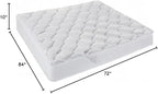 Oliver & Smith California King Mattress - 10 Inch Hybrid Cal King Mattress - Independent Coil System & High Density Premium Cold Foam with Breathable Polyester Cover - Comfort Tight Top- Medium Firm