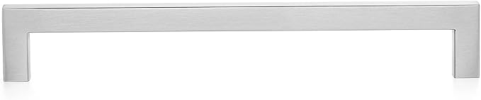 Ravinte 10 Pack 8-4/5 Inch Square Cabinet Handles - Satin Nickel & Brushed Nickel Drawer Pulls - Kitchen Cabinet Hardware