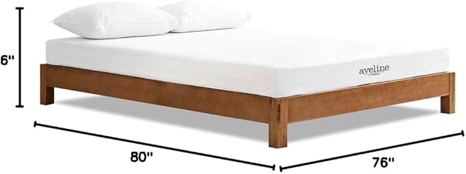 Modway Aveline Gel Infused Memory Mattress with CertiPUR-US Certified Foam, King, White