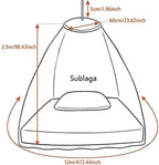 Mosquito Net for Bed, Large White Bed Canopy for Girls, Hanging Bed Net, Ideal for Bedroom Decorative, Travel with Storage Bag (Round)