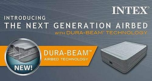 Intex Comfort Plush Elevated Dura-Beam Airbed with Built-in Electric Pump