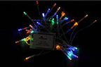 Karlling Battery Operated Christmas Lights,13 ft Short Clear Wire String Led Twinkle Fairy Light for Small Mini Xmas Tree and Wedding Party Indoor/Outdoor Decoration(Multicolor,20 Pack)