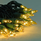 Dazzle Bright Warm White Christmas Mini String Lights, 20FT 100 Count Incandescent Waterproof Fairy Lights Plug in, Connectable Christmas Decorations for Indoor Outdoor Home Party Garden Yard