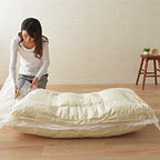 EMOOR Japanese Futon Mattress CLASSE Twin XL Made in Japan White, Foldable Floor Sleeping Bed Tatami Mat