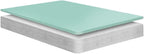 Modway Emma 6" Twin Mattress Foam Set of 2, White