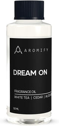 Dream On Diffuser Oil, 50mL 1.6 FL Oz, Luxury Hotel Scent Diffuser Oil for Home, Office & Spa, Fragrance Essential Oils for Aromatherapy, Aloe Vera & Cedarwood