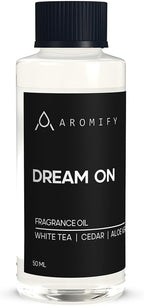 Dream On Diffuser Oil, 50mL 1.6 FL Oz, Luxury Hotel Scent Diffuser Oil for Home, Office & Spa, Fragrance Essential Oils for Aromatherapy, Aloe Vera & Cedarwood
