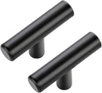 JOY DECOR 5 Pack Cabinet Knobs, Black Cabinet Handles, 2in Kitchen Cabient Knobs, Single Hole Drawer Knobs for Dresser Drawers