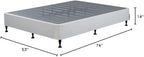 ZINUS Keenan Metal Mattress Foundation, Standing Box Spring, Headboard Brackets Included, Easy Assembly, Full
