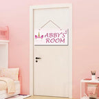 Personalized Signs Unicorn Sign, Wall Decor for Girls Room, Funny Colorful Wall Décor for Kids Room Bedroom Playroom Nursery Boys Room Little Man Cave