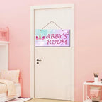 Personalized Sign Unicorn Sign, Custom Name for Girls Room for Kids Room, Funny Colorfull Wall Décor, Wall Décor for Home, Birthday Party, Bedroom, Bathroom, Playroom