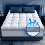 Premium Memory Foam Mattress Topper King for Ultra Comfort, 2 Inch Plush Pillow Top King Mattress Topper with Breathable Air Mesh Sides, Soft Mattress Pad Cover with Deep Pocket Fits 6-21" Mattress