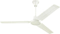 Westinghouse 7840900 Industrial 56-Inch Three-Blade Ceiling Fan with J-Hook Installation System, White, Wall Control