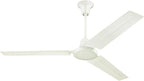 Westinghouse 7840900 Industrial 56-Inch Three-Blade Ceiling Fan with J-Hook Installation System, White, Wall Control
