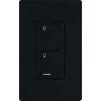 Lutron Caseta Original Smart Light Switch (Lutron Smart Hub Required), for Home, LED Lights, and Fans, 6 Amp, Single-Pole/3-Way, Neutral Required, PD-6ANS-BL, Black